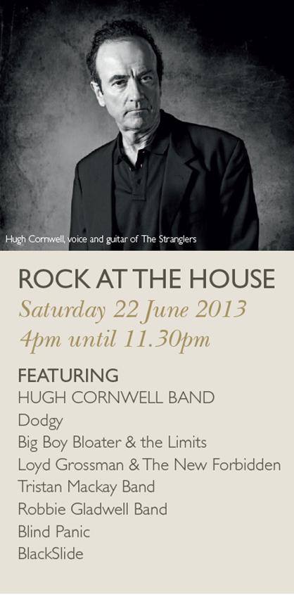 Hugh Cornwell 2013 Rock at the House